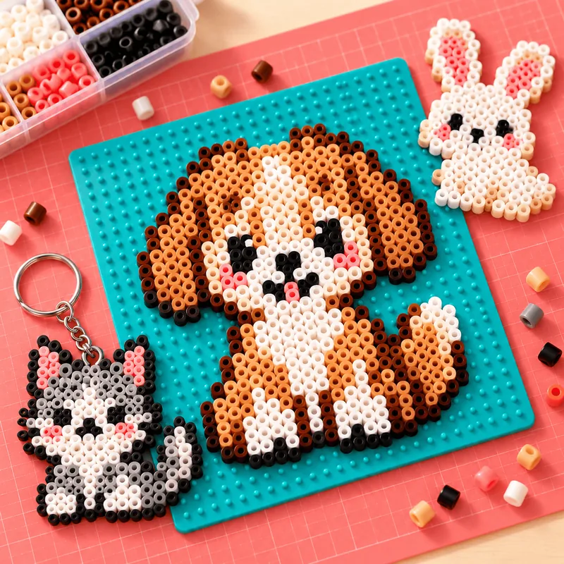 Peças de Hama Beads da coleção Animais e pets